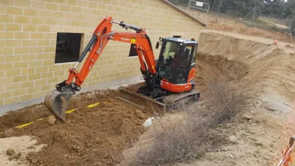 Excavación de zanjas en Madrid