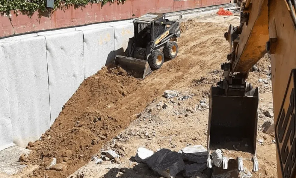 Flota de maquinaria para excavaciones