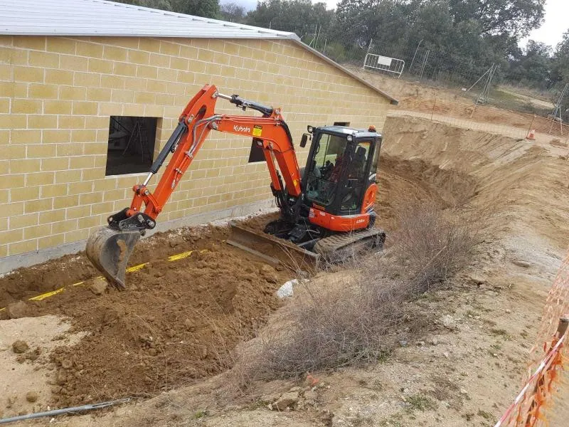 Excavación de zanjas en Madrid