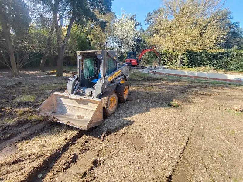 Vaciado de sótano en obra en Madrid
